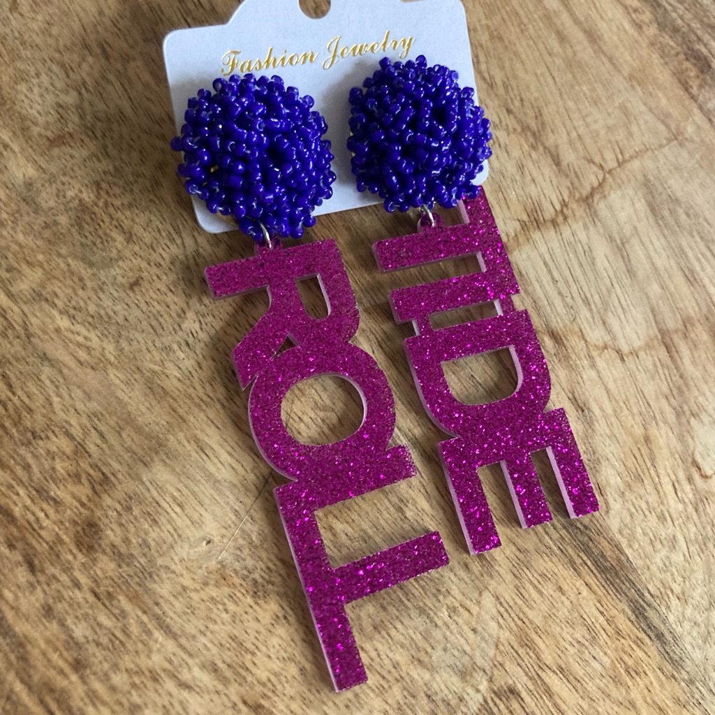 Alabama Roll Tide Team Statement Earrings
